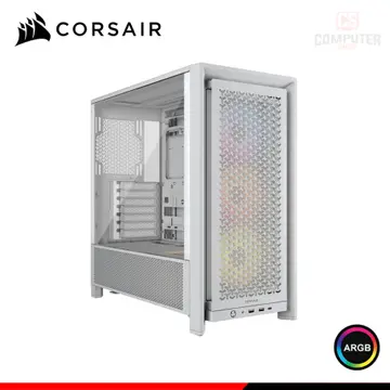CORSAIR FRAME 4000D RS WHITE ARGB SIN FUENTE VIDRIO TEMPLADO MID TOWER (PN:CC-9011297-WW)