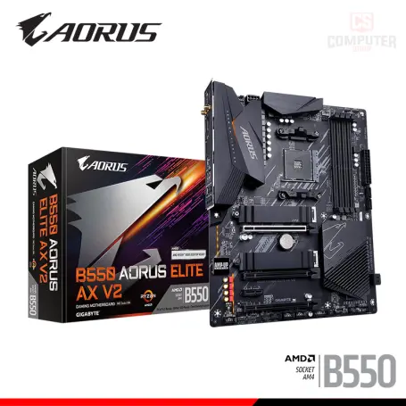 AORUS ELITE B550 AX V2 ATX DDR4 AMD AM4 (PN:9MB55AEW2-00-G-15)