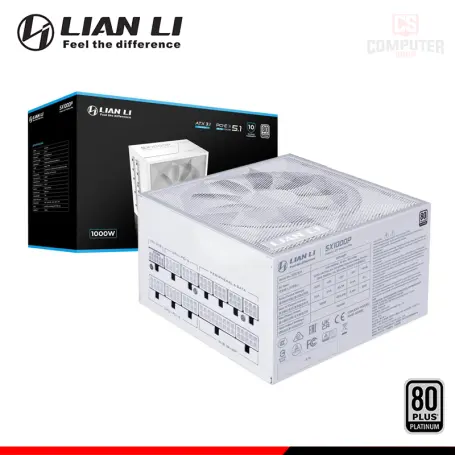 LIAN LI SX 1000 WHITE 1000W 80 PLUS PLATINUM FULL MODULAR (PN:SX1000P.W0)