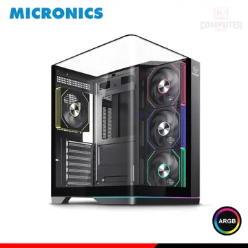 MIC MICRONICS WARRIOR MIC FC1013 BLACK ARGB SIN FUENTE VIDRIO TEMPLADO MID TOWER