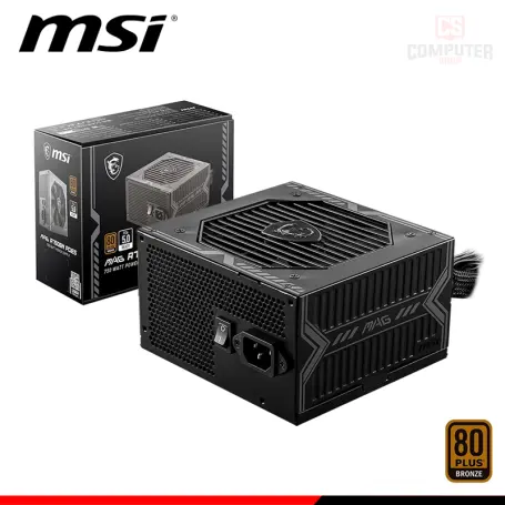 MSI MAG A750BN PCIE5 750W 80 PLUS BRONZE (PN:306-7ZP2C23-CE0)
