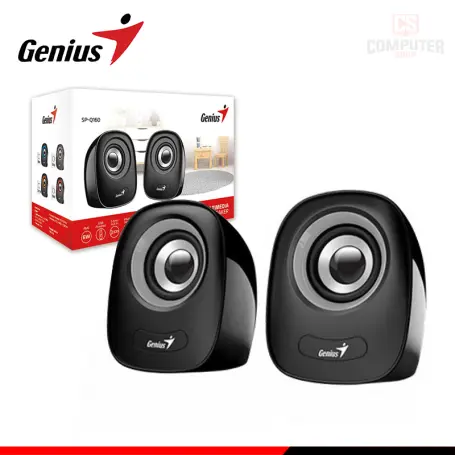 GENIUS SP-Q160 GRAY MULTIMEDIA SOUND 2.0 CONEXIÓN USB (PN:SP-Q160.GRAY.USB)