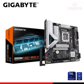 GIGABYTE B860M EAGLE WIFI6 V2 M.ATX DDR5 LGA 1851 (PN:9MB86MEW2-00-G10)