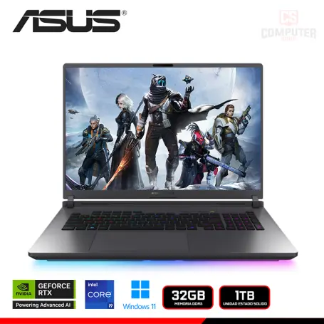 ASUS LAPTOP ASUS ROG STRIX G815L GEFORCE RTX 5070 8GB GDDR7/CORE ULTRA 9-275HX/18" WQXGA/32GB DDR5/SSD 1TB/WINDOWS 11