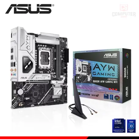 ASUS B860M AYW GAMING WIFI M.ATX DDR5 LGA 1851 (PN:90MB1JS0-M0EAY0)