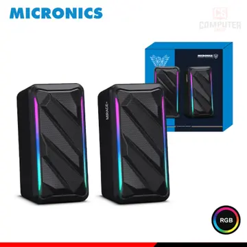 MIC MICRONICS MIRAGE+ MIC S311U RGB BLACK GAMER SOUND 2.0 CONEXIÓN USB