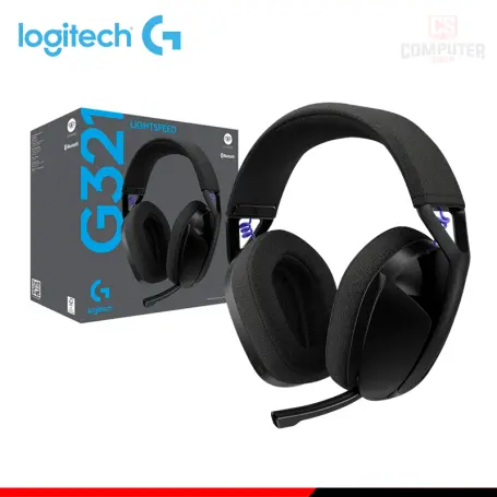 LOGITECH G G321 LIGHTSPEED BLACK CON MICROFONO CONEXION WIRELESS & BLUETOOTH (PN:981-001562)