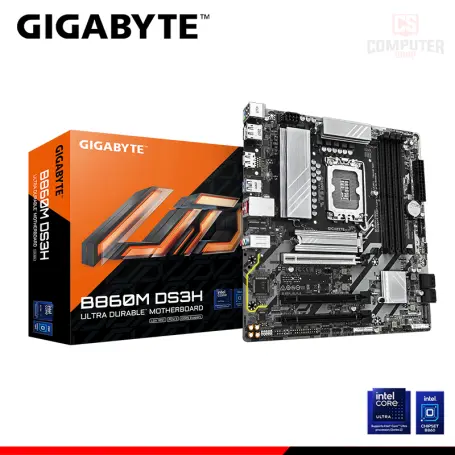 GIGABYTE B860M DS3H M.ATX DDR5 LGA 1851 (PN:9MB86MDS3-00-G10)