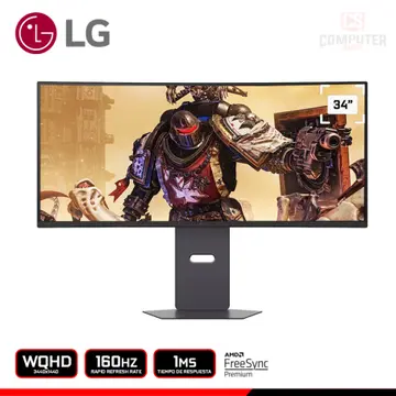 LG 34G600A-B ULTRAGEAR CURVO G6 34" WQHD 3440x1440/160HZ/1MS/FREESYNC PREMIUM (PN:34G600A-B)