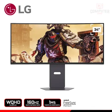 LG 34G600A-B ULTRAGEAR CURVO G6 34" WQHD 3440x1440/160HZ/1MS/FREESYNC PREMIUM (PN:34G600A-B)