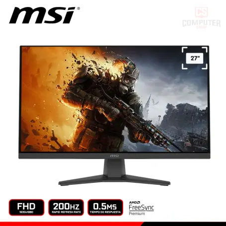 MSI MAG 272F 27" FHD 1920x1080/200HZ/0.5MS/FREESYNC PREMIUM (PN:9S6-3CE51T-002)