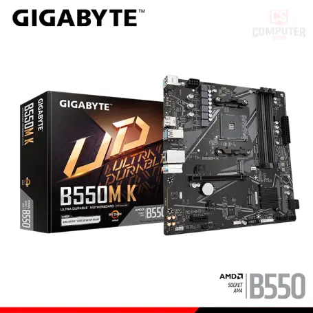 GIGABYTE B550M K M.ATX DDR4 AMD AM4 (PN:9MB55MK-00-G11)