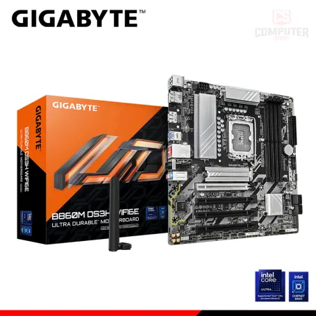 GIGABYTE B860M DS3H WIFI6E M.ATX DDR5 LGA 1851 (PN:9MB86MSH6'00'G10)
