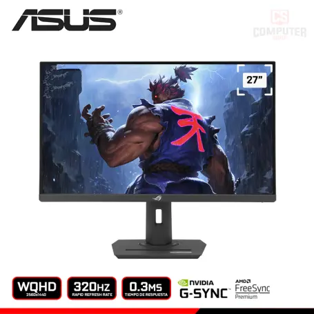 ASUS ROG STRIX XG27ACMS 27" WQHD 2560x1440/320HZ/0.3MS/AMD RADEON FREESYNC PREMIUM/COMPATIBLE NVIDIA G-SYNC