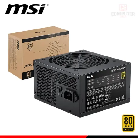 MSI MAG A650GN II BLACK 650W 80 PLUS GOLD (PN:306-7ZPBZ23-CE0)