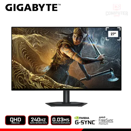 GIGABYTE GO27Q24G WOLED 27" QHD 2560x1440/240HZ/0.03MS/FREESYNC PREMIUM/COMPATIBLE NVIDIA G-SYNC