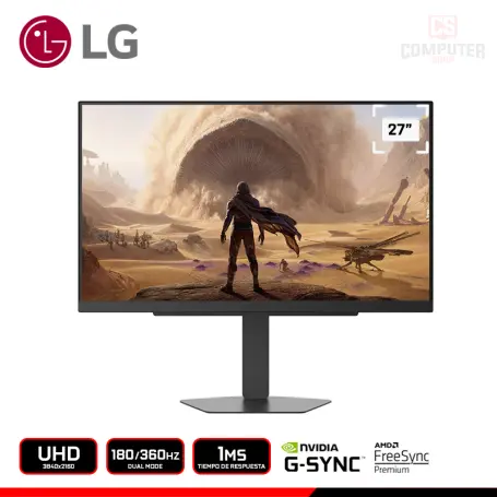 LG ULTRAGEAR G8 27G810A 27" 4K 3840x2160/DUAL MODE UHD 180HZ - FHD 360HZ/1MS/FREESYNC PREMIUM/COMPATIBLE NVIDIA G-SYNC