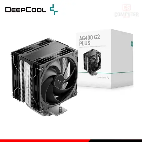 DEEPCOOL AG400 G2 PLUS BLACK COOLER CPU REFRIGERACION AIRE COMPATIBLE AMD/INTEL (PN:AG400-BKNPMG2-G-1)