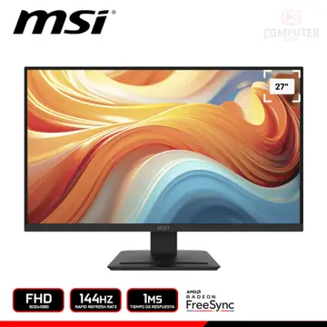 MSI PRO MP273L E14 27" FHD 1920x1080 144HZ/1MS/AMD RADEON FREESYNC (PN:9S6-3PE2CH-063)
