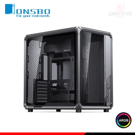 JONSBO X400 PRO GRAY ARGB INTEGRADA SIN FUENTE VIDRIO TEMPLADO MID TOWER (PN:6970620555546)
