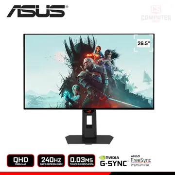 ASUS ROG STRIX WOLED XG27AQDMGR 26.5" QHD 2560x1440/240HZ/0.03MS/FREESYNC PREMIUM PRO/COMPATIBLE NVIDIA G-SYNC
