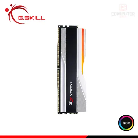G.SKILL 16GB DDR5 G.SKILL TRIDENT Z5 SILVER RGB INTEL XMP BUS/AMD EXPO BUS 6000MHZ (PN:F5-6000J3636F16GX1-TZ5RS)