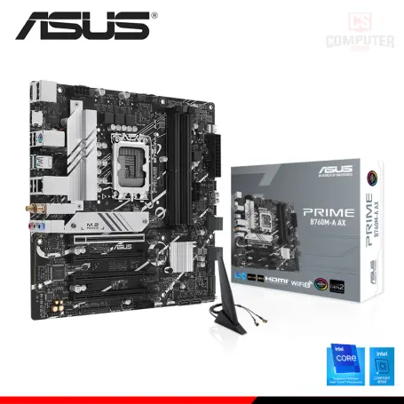 ASUS PRIME B760M-A AX M.ATX DDR5 LGA 1700 (PN:90MB1EI0-M0EAY0)