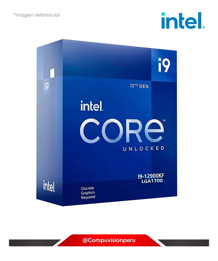 Intel I9-12900KF 3.20GHZ 30MB 16N/24TH LGA 1700 TURBO CORE 5.20GHZ
