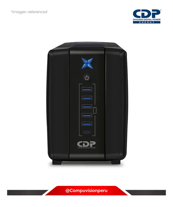 Ups Cdp R-UPR508I Interactivo 500VA 240W 220V 8 Tomacorrientes,