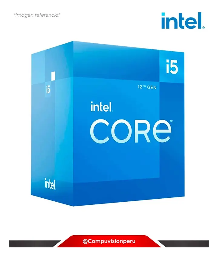 Intel I5-12400F 6N / 12TH 18 MB 2.50GHZ LGA 1700 S/G TURBO CORE 4.40GHZ