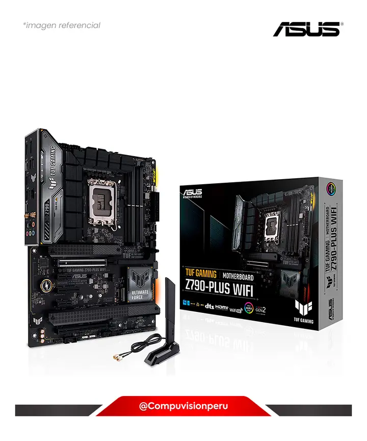 ASUS TUF Gaming Z790-PLUS WIFI Intel Z790 LGA1700 DDR5 M.2 SATA Bluetooth 5.3
