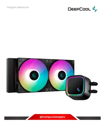 DeepCool De CPU LE520 ARGB 240MM 2*120MM Intel AMD Aluminum R-LE520-BKAMMN-G-1 6933412726708, Cooler