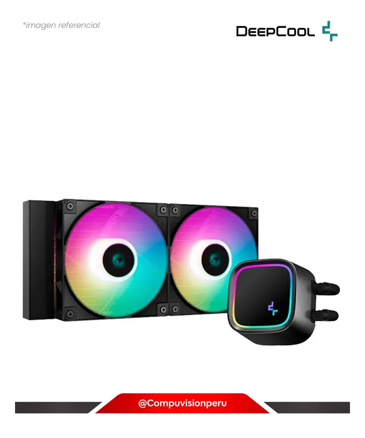 DeepCool De CPU LE520 ARGB 240MM 2*120MM Intel AMD Aluminum R-LE520-BKAMMN-G-1 6933412726708, Cooler
