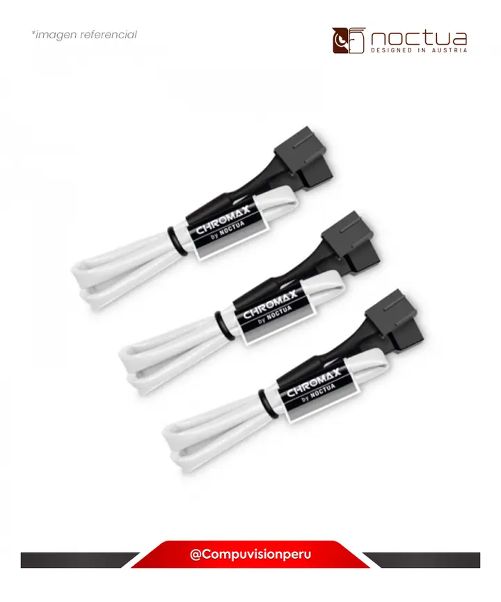 ACCESORIOS NOCTUA NA-SEC1 CHROMAX WHITE X3 B07656GLPR NA-SEC1.WHITE, ACCESORIOS