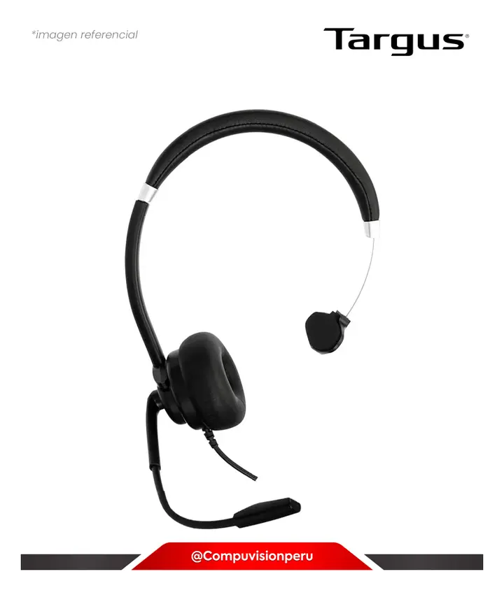 TARGUS AEH101TT USB MONO ON-EAR BLACK, PARLANTE