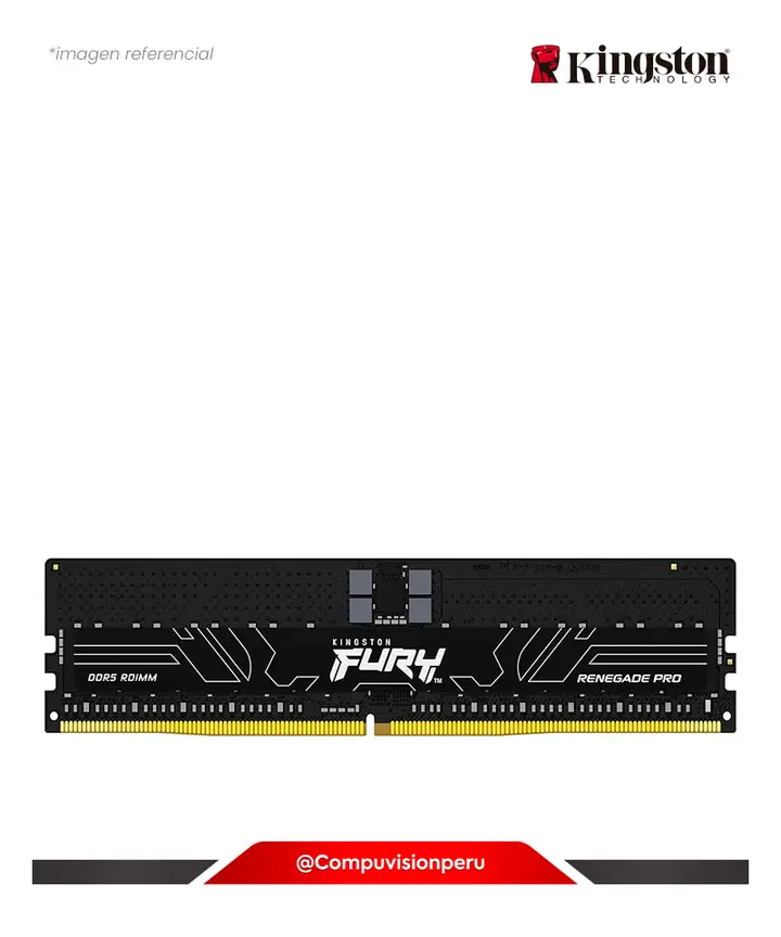 Kingston 32GB DDR5 Bus 5600MHZ Fury Renegade Pro Ecc Registered PC5 44800 CL28 1.35V KF556R28RBE2K4-128(1)