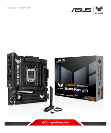 ASUS TUF GAMING B850M-PLUS WIFI AM5 AMD B850 DDR5 HDMI DP M.2 SATA 6GB BLUETOOTH V5.3 USB 20GB M-ATX