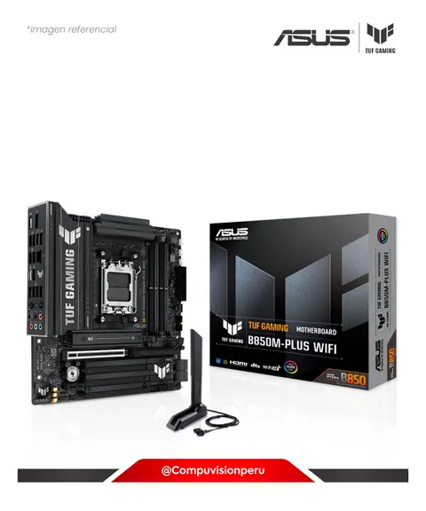 ASUS TUF GAMING B850M-PLUS WIFI AM5 AMD B850 DDR5 HDMI DP M.2 SATA 6GB BLUETOOTH V5.3 USB 20GB M-ATX
