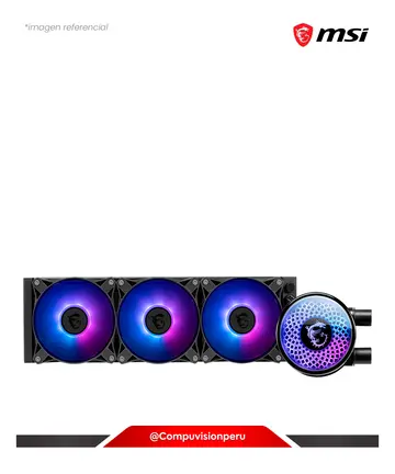 MSI PARA CPU MSI MAG CORELIQUID A12 360 ALUMINUM ARGB 3*120MM LGA 1700/1851 AMD AM5/AM4, COOLER