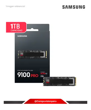 SAMSUNG SSD 1TB SAMSUNG 9100 PRO M.2 2280 V NAND TLC PCI-EX 5.0 X4 NVME 2.0 MZ-VAP1T0B/AM