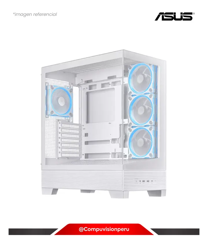 ASUS A31 PLUS ARGB WHITE TEMPERED GLASS 3*120ARGB BTF COMATIBLE, CASE