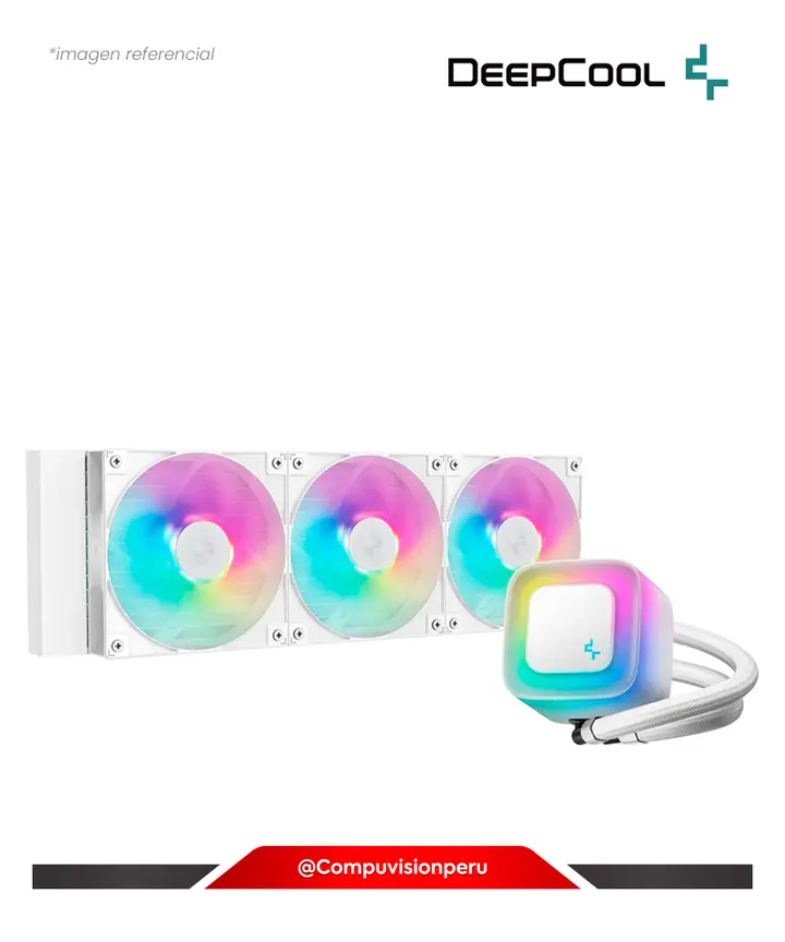 DEEPCOOL DE CPU DEEP COOL LE360 WH V2 ARGB INTEL AMD R-LE360-WHAMMN-G-2, COOLER