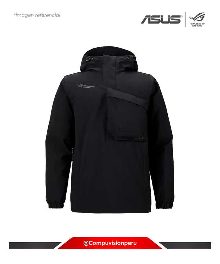 ASUS Chaqueta CJ3000 ROG Anorak L B0CZM4G1T7, Accesorios