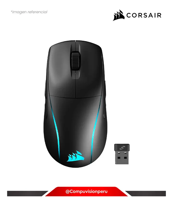 CORSAIR M75 WIRELESS BLACK RGB LIGHTWEIGHT FPS 26000 DPI 2.4GHZ SLIPSTREAM CH-931D010-NA, MOUSE