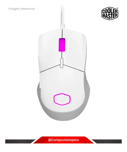 COOLER MASTER MM310 DPI 12000 WIRED TYPE-C- WHITE EDITION, MOUSE