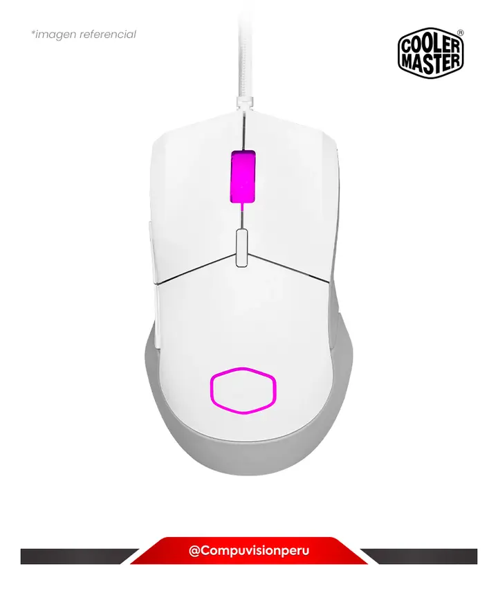 COOLER MASTER MM310 DPI 12000 WIRED TYPE-C- WHITE EDITION, MOUSE