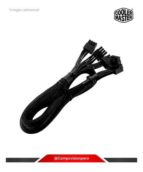 COOLER MASTER ADAPTADOR COOLER MASTER 90 GRADOS 3*8 PIN PCI-E A 12VHPW TIPO 2 CMA-NFPC16XXBK2-GL, ACCESORIOS