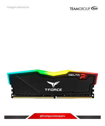 Team 8GB DDR4 Bus 3200MHZ T-FORCE Delta RGB CL16 1.35V TF3D416G3200HC16FDC01