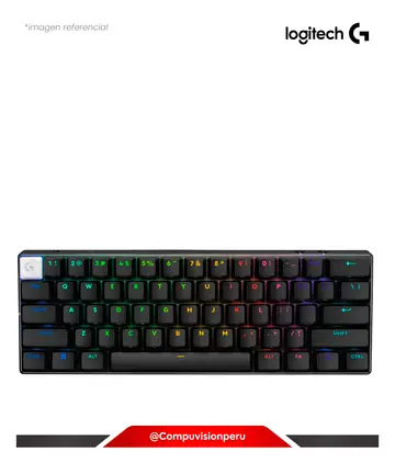 Logitech Pro X 60 Lightspeed Black Bluetooth Wireless 920-011902, Teclado