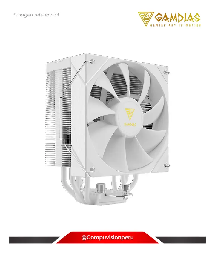 Gamdias De CPU Boreas E2-410WH 120MM, Cooler